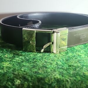 Gucci Reversible Belt, Vintage  Designer 100*40  46" 115 Cm. Made in Italy